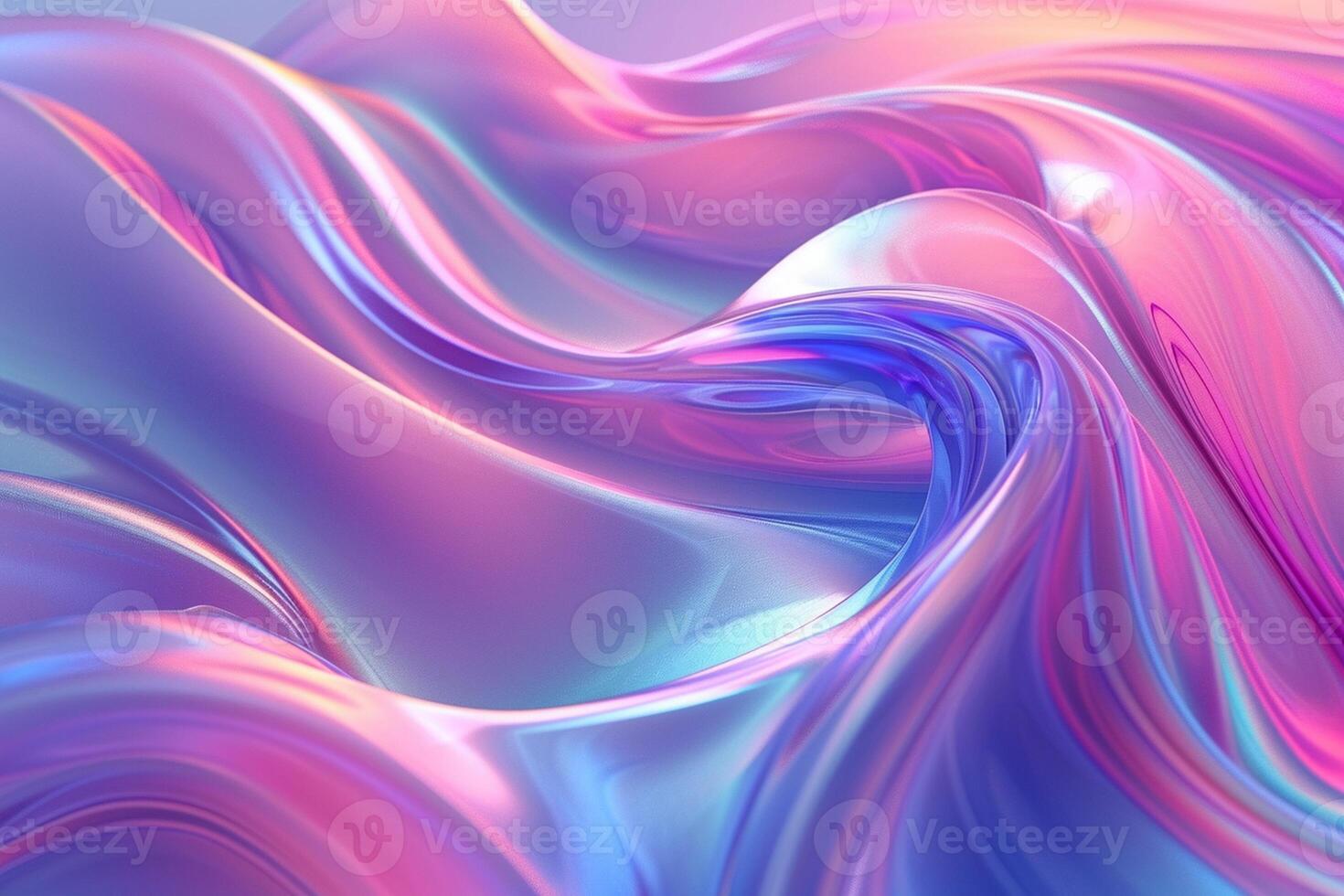 AI generated Holography and fluid background design photo