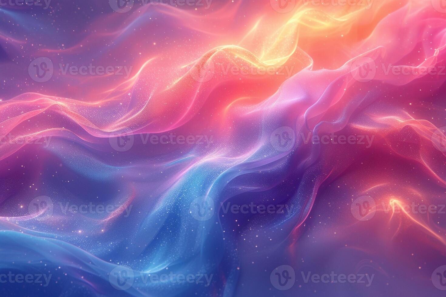 AI generated Holography and fluid background design photo