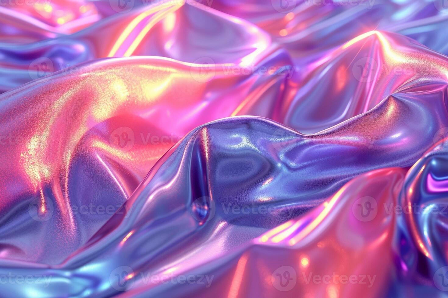 AI generated Holography and fluid background design photo