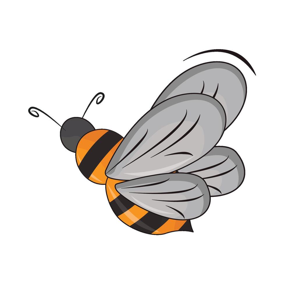 ilustración de abeja vector