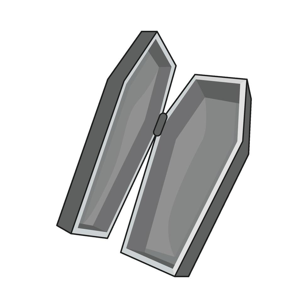 illustration of coffin vector