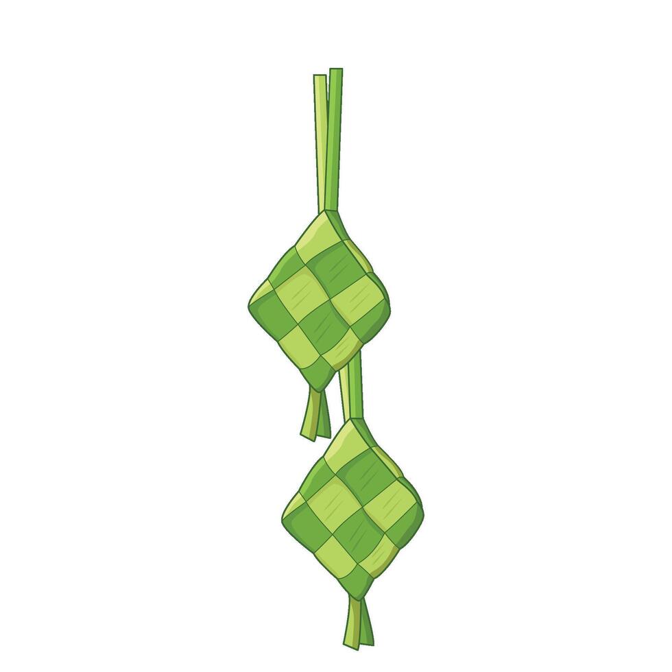 ilustración de ketupat vector