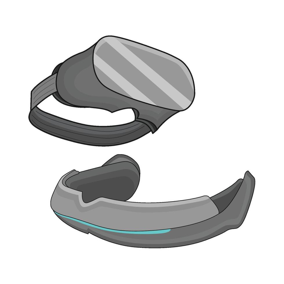 illustration of virtual reality glasses vector