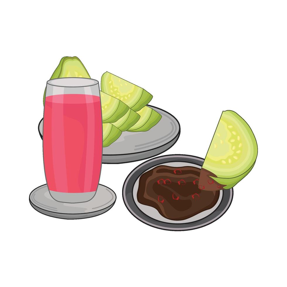 illustration of guava vector