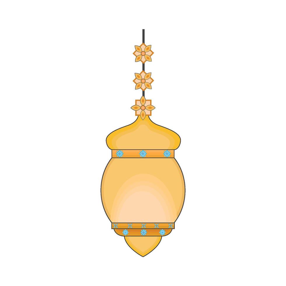 illustration of ramadan lantern vector