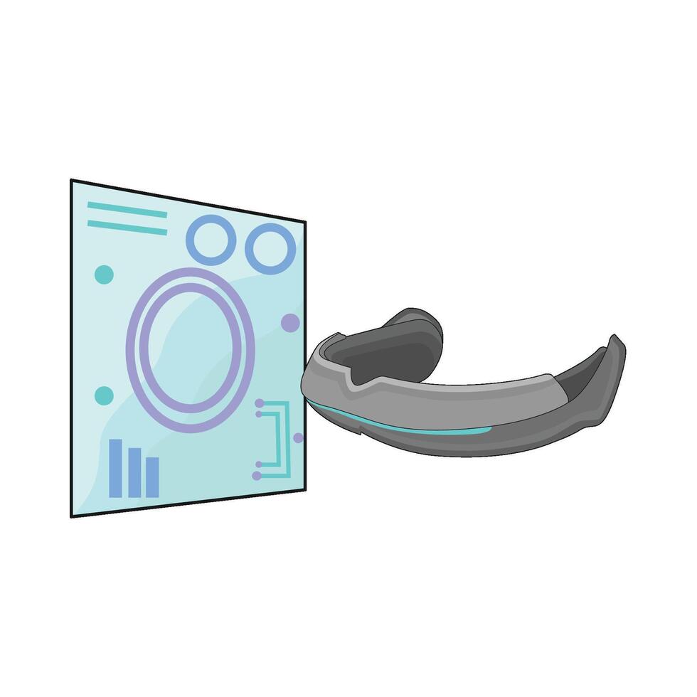 illustration of virtual reality vector