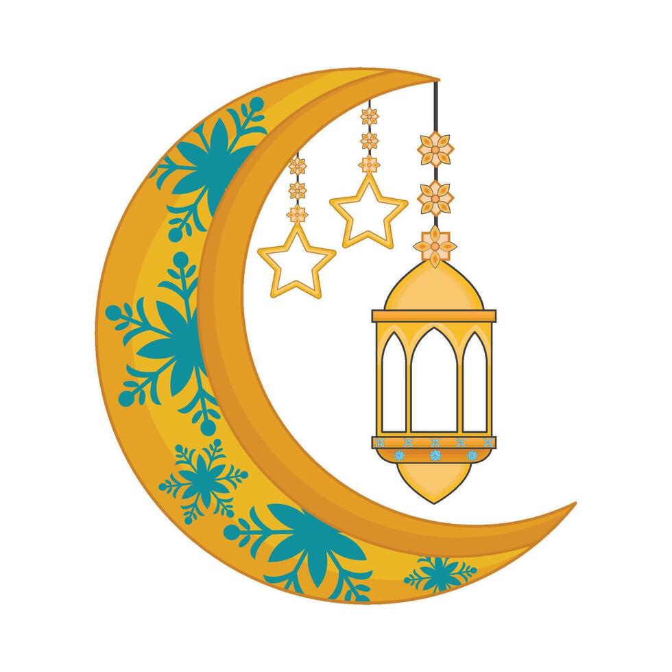 illustration of ramadan lantern vector