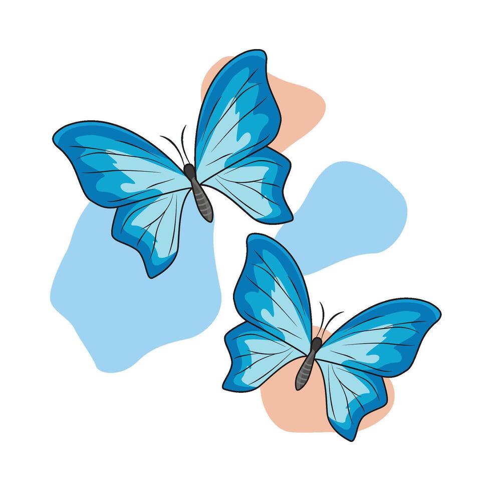 ilustración de mariposa vector