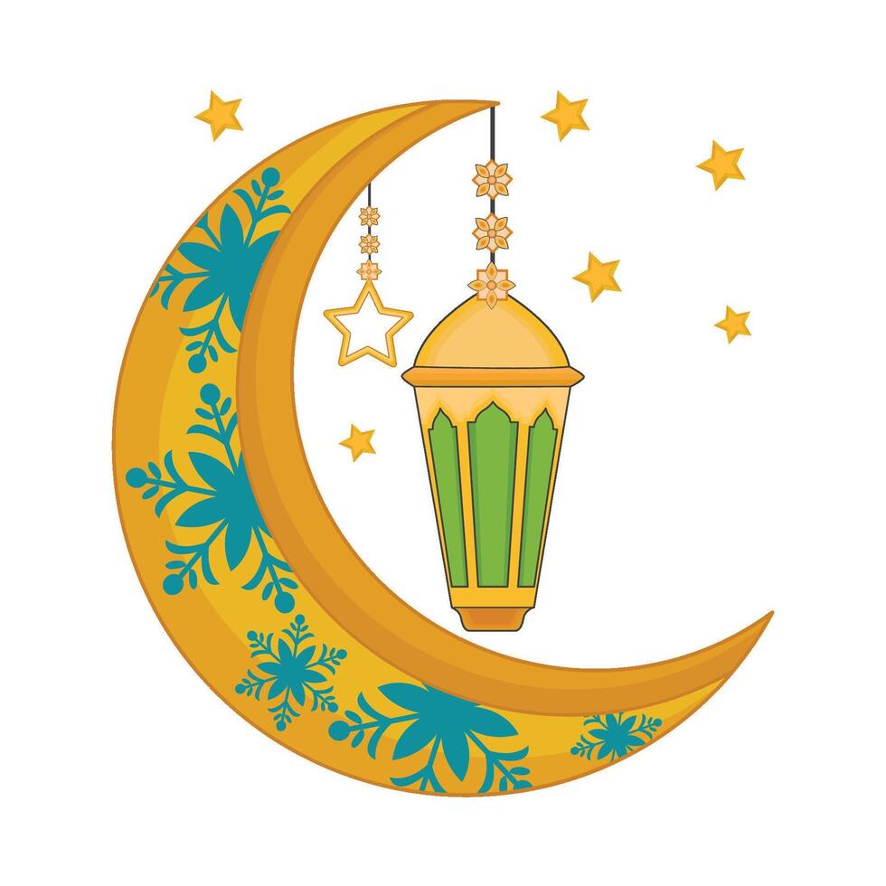 illustration of ramadan lantern vector