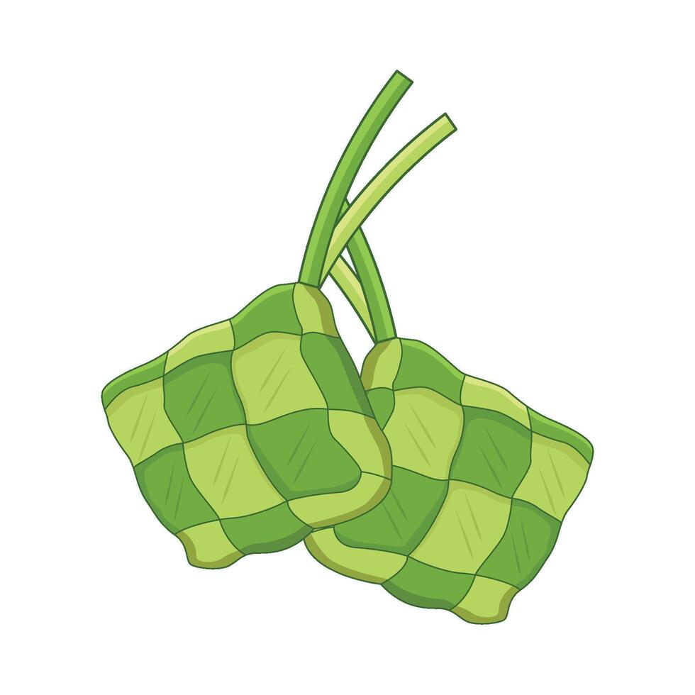 ilustración de ketupat vector