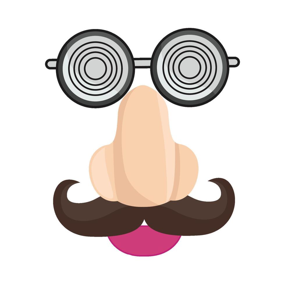 illustration of april fools day vector