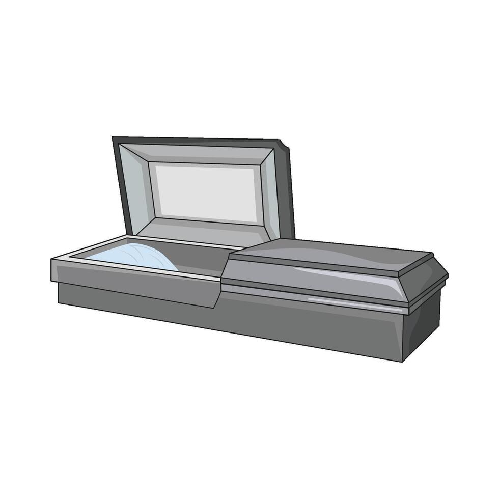 illustration of coffin vector