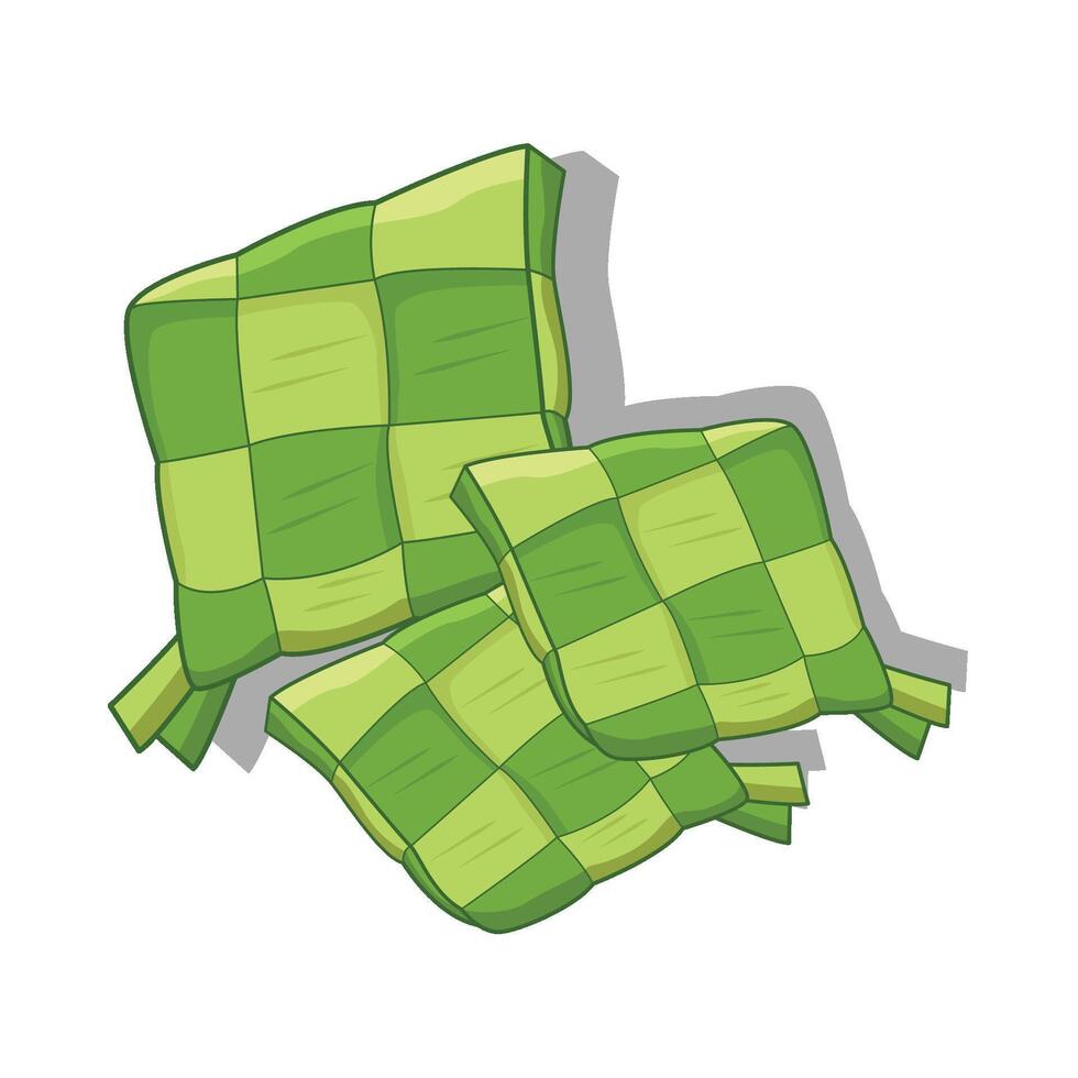 ilustración de ketupat vector