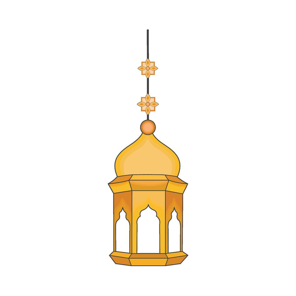 illustration of ramadan lantern vector