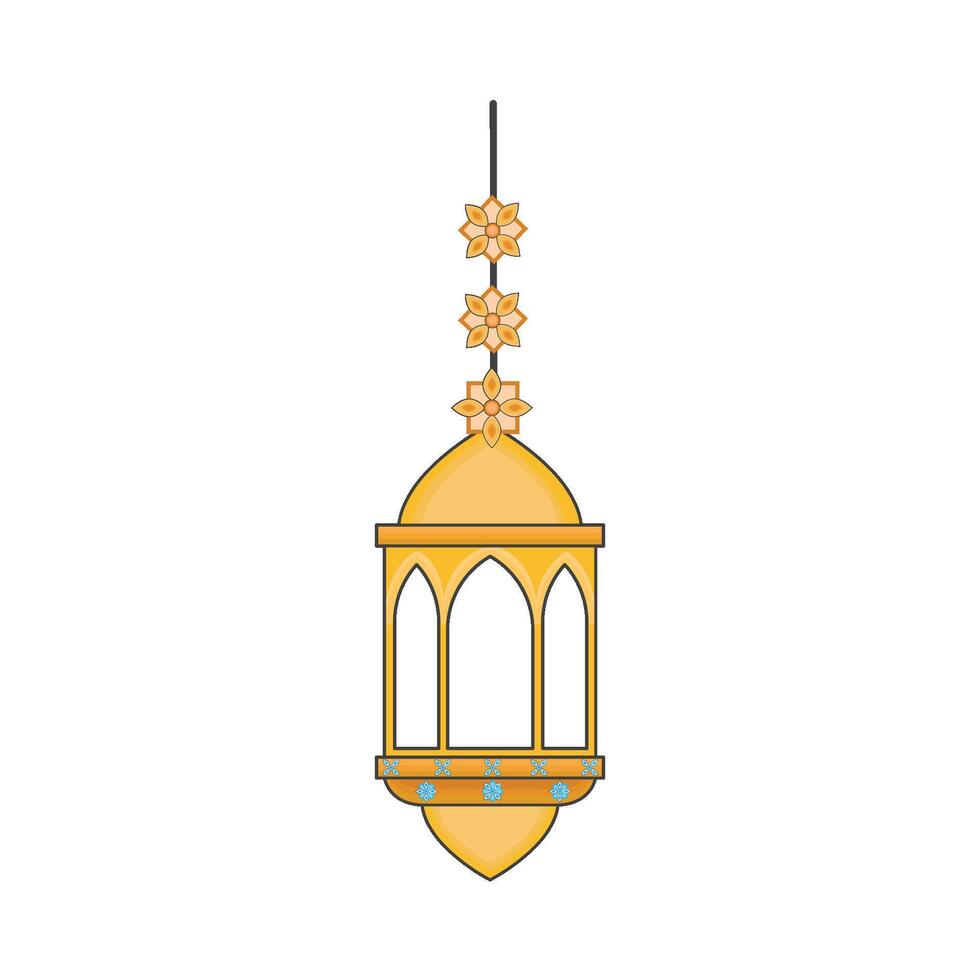 illustration of ramadan lantern vector