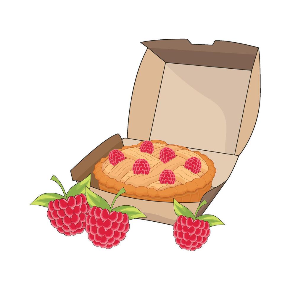 illustration of pie vector