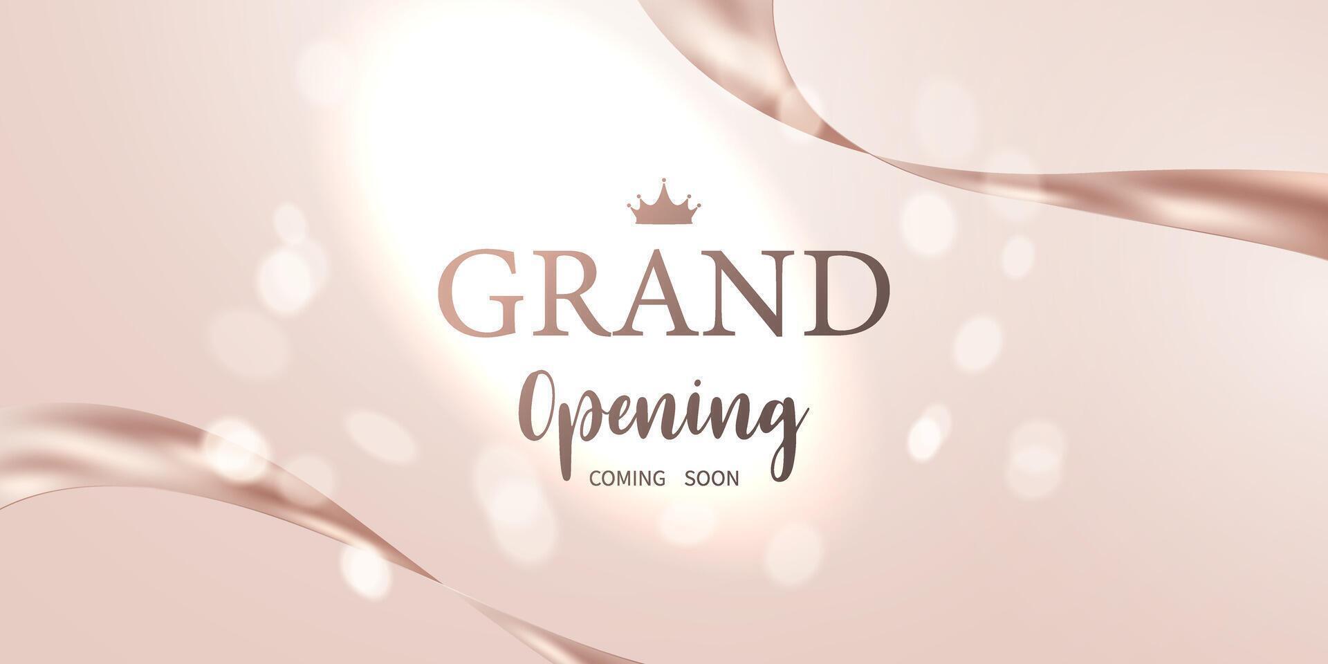 Design your opening card with beautiful vector illustrations. business banner template