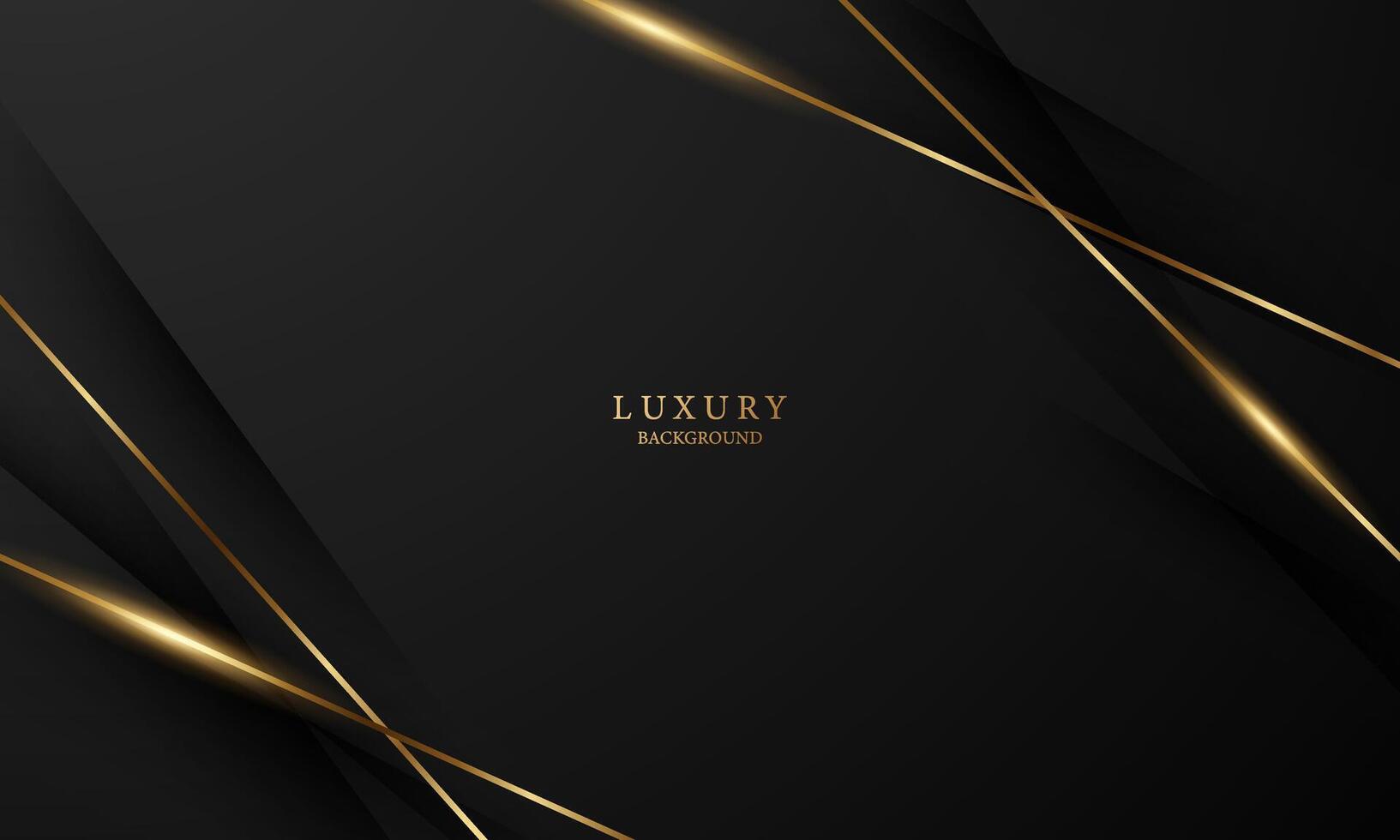 Abstract modern design black background with luxury golden elements vector illustration.