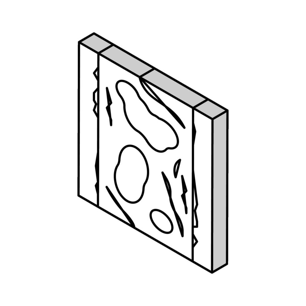 water bound macadam isometric icon vector illustration