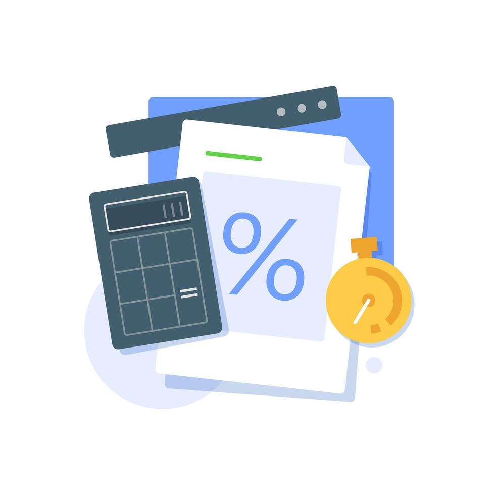 Income increase,budget balance, fund raising, long term increment,financial strategy, high return on investment vector