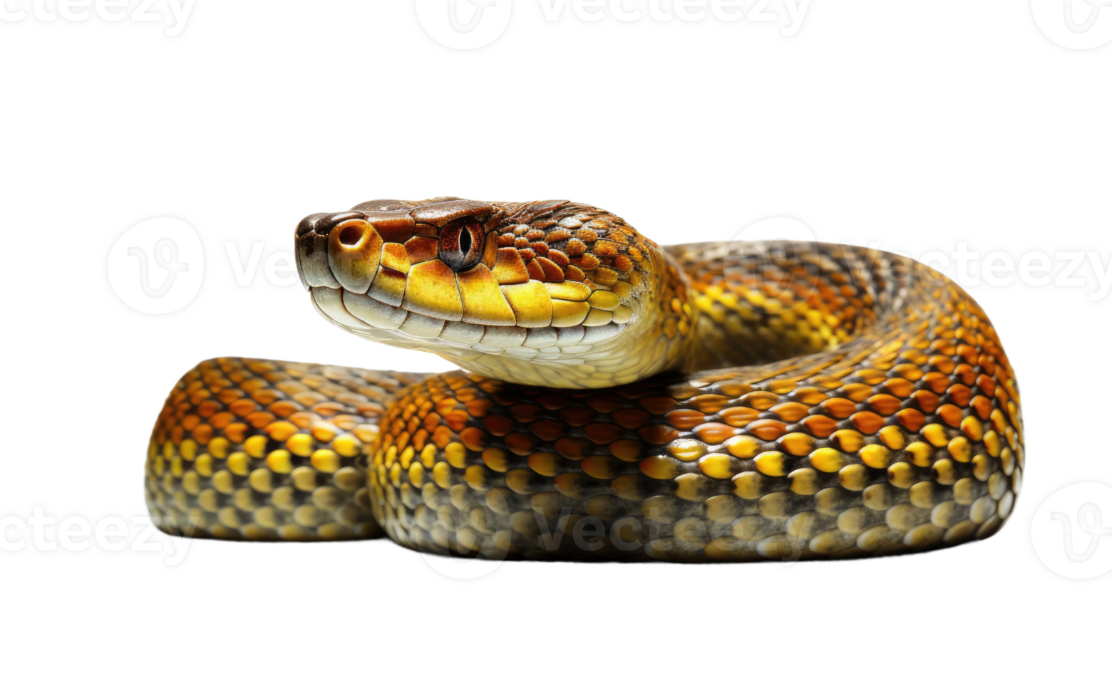 AI generated Snake on Transparent background png
