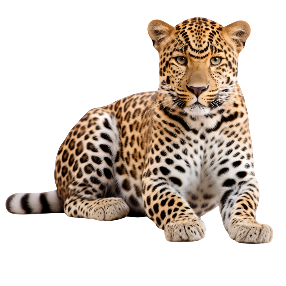 AI generated Cheetah  Tiger  transparent background   generative AI png