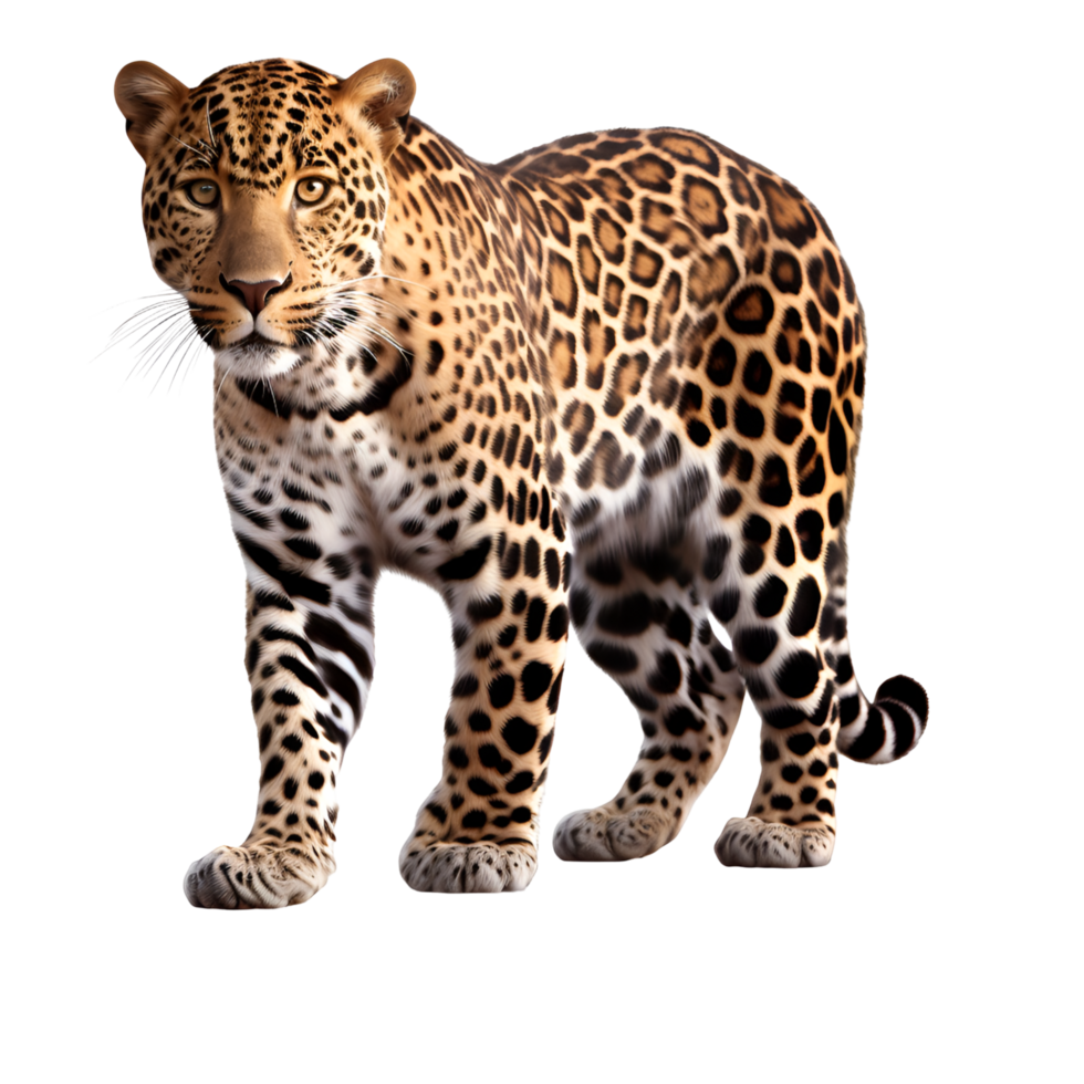 ai gegenereerd luipaard jaguar Jachtluipaard tijger transparant achtergrond generatief ai png