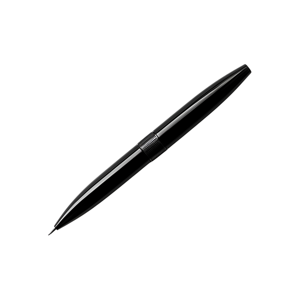 AI generated Fountain pen Stationery isolated on transparent background generative AI png