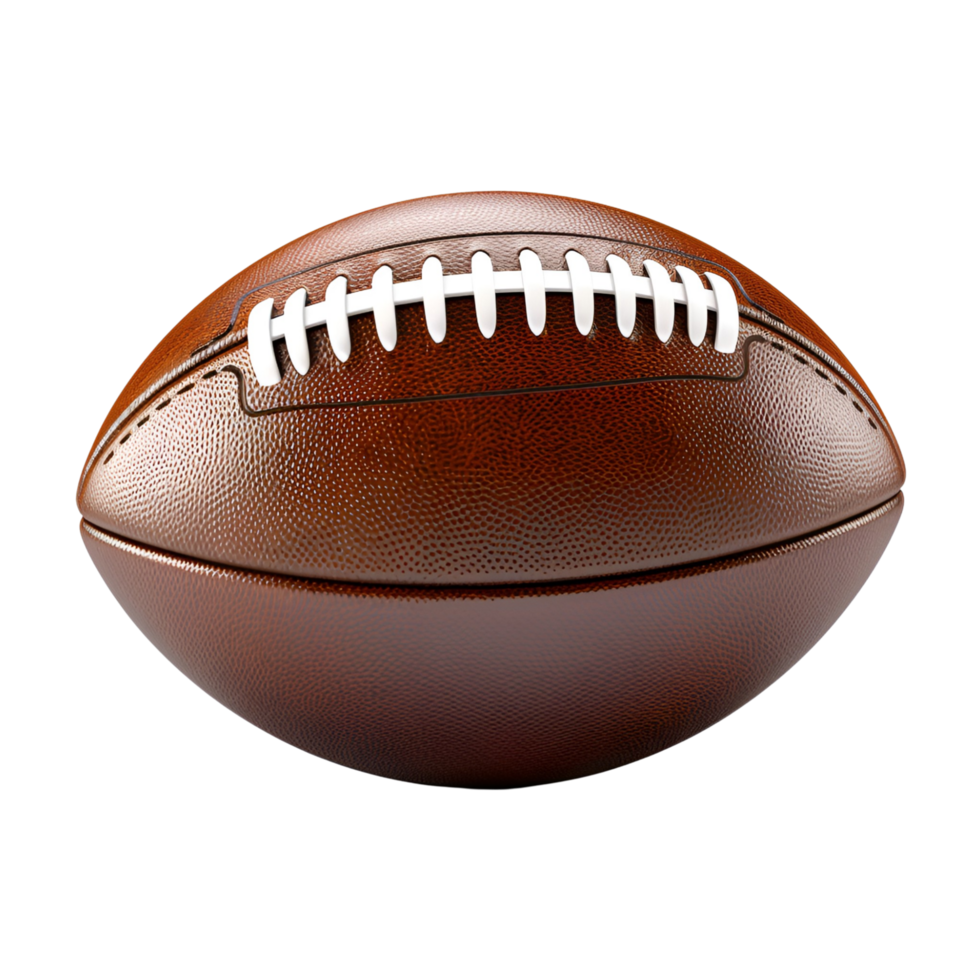 AI generated Brown  Football generative AI png