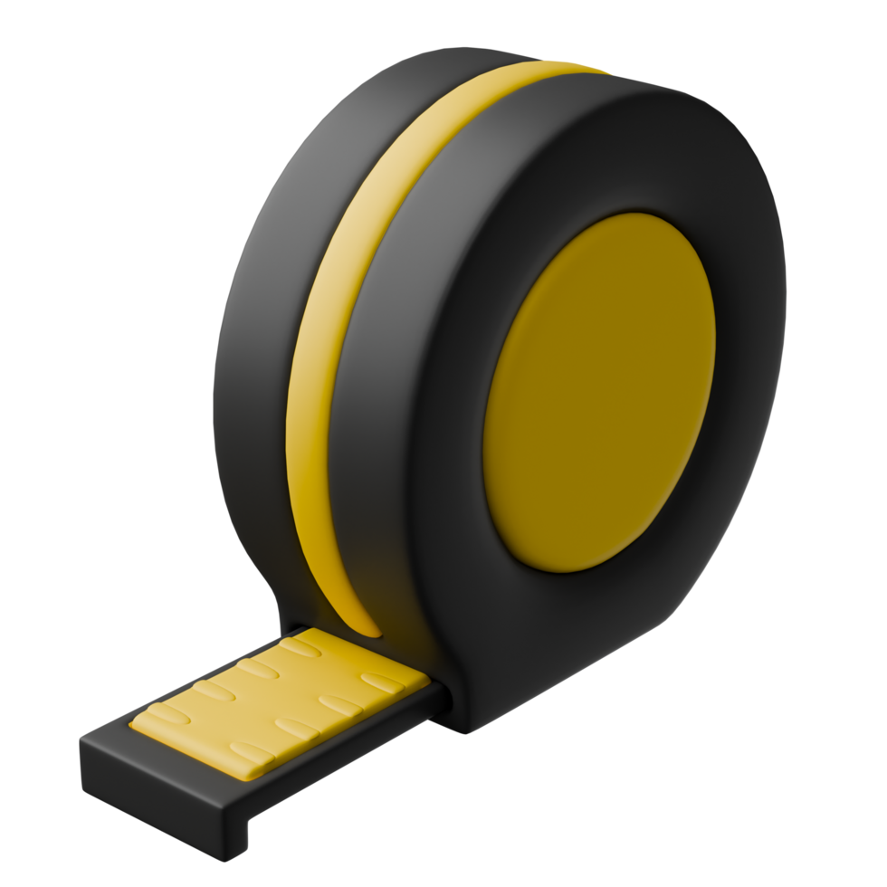 Tape measure 3d illustration png