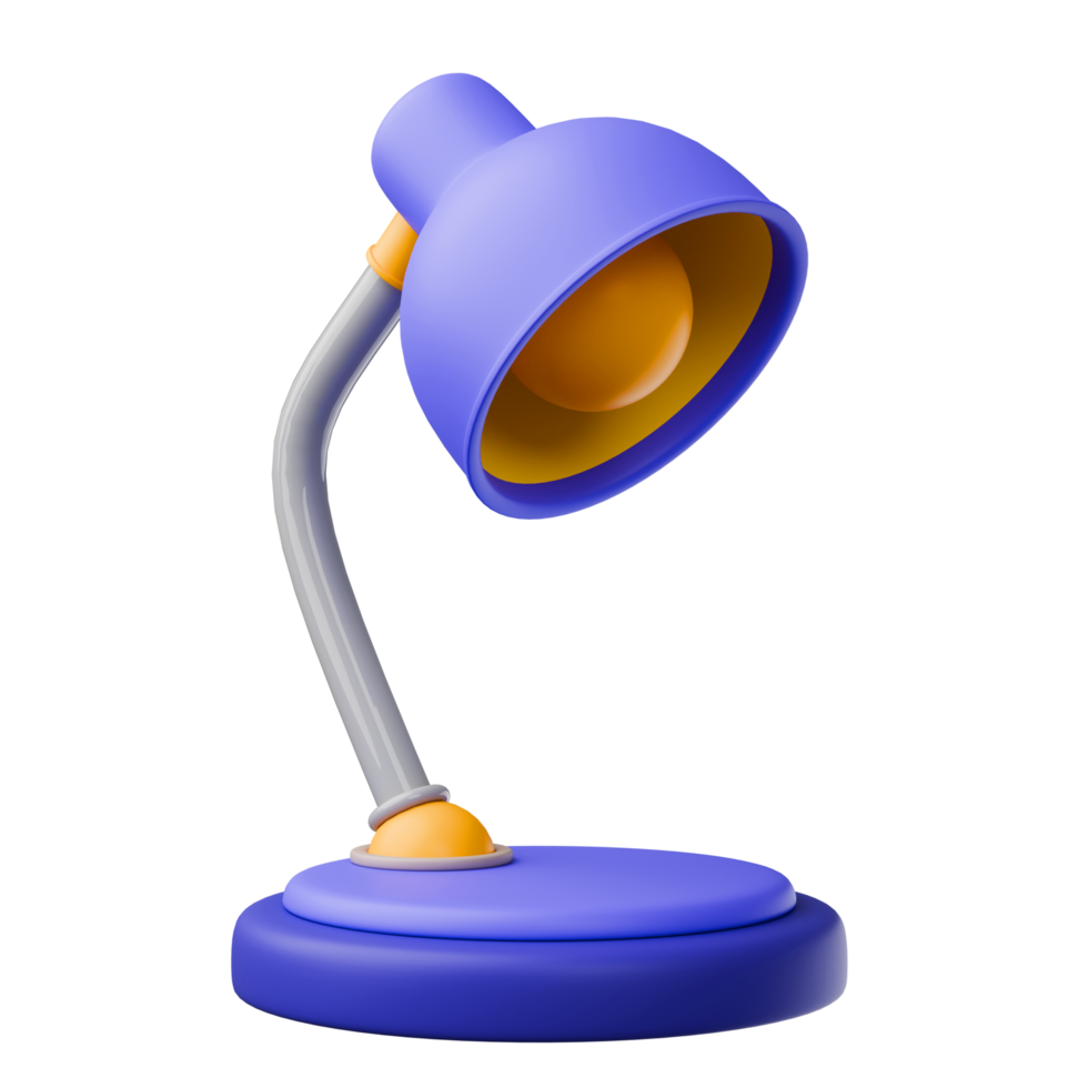 studia lampada 3d rendere png