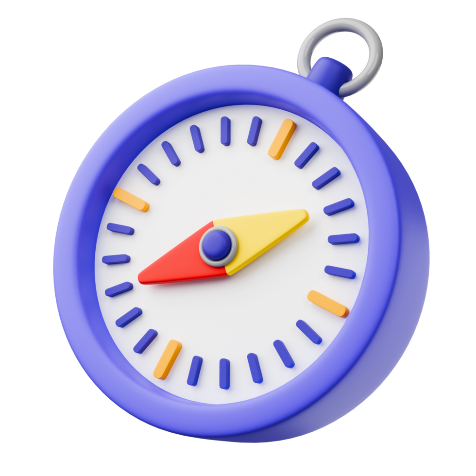 Compass isolated 3d render png