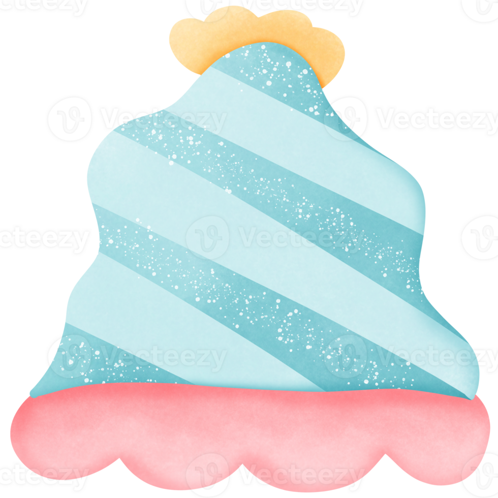 Birthday hat isolated on transparent background png
