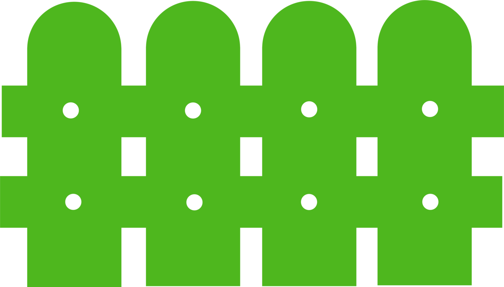 field fence icon for decorate home garden design png