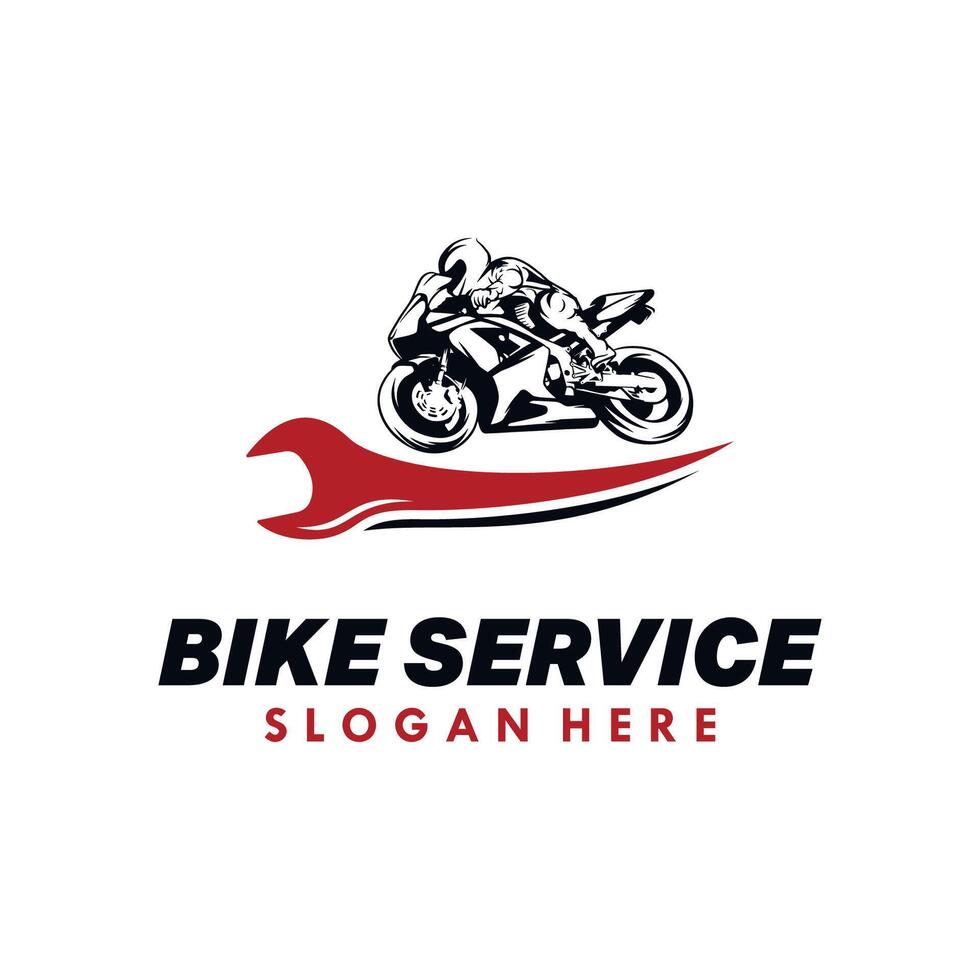 Bike Racing Logo Design Template vector