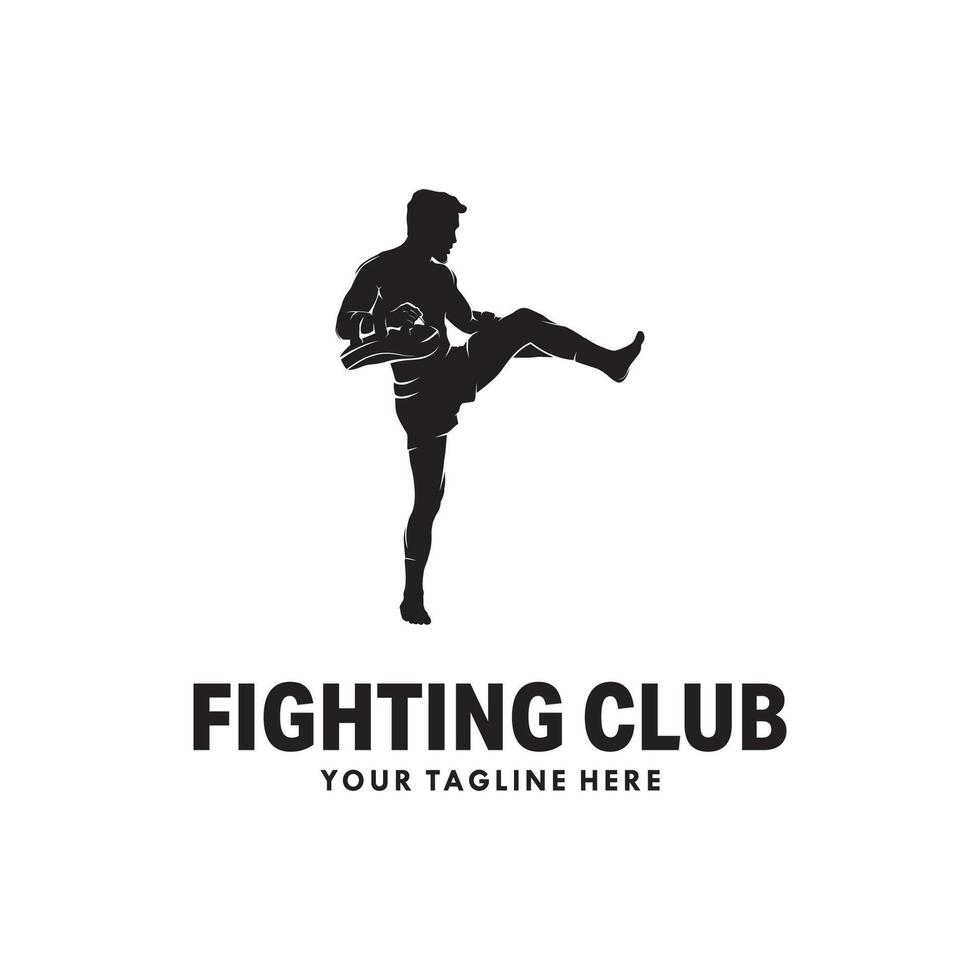 Fighting club Logo Design Template vector