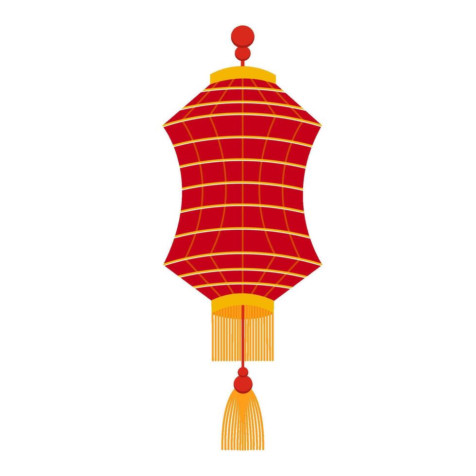 Shiny Chinese Lantern Vector Illustration