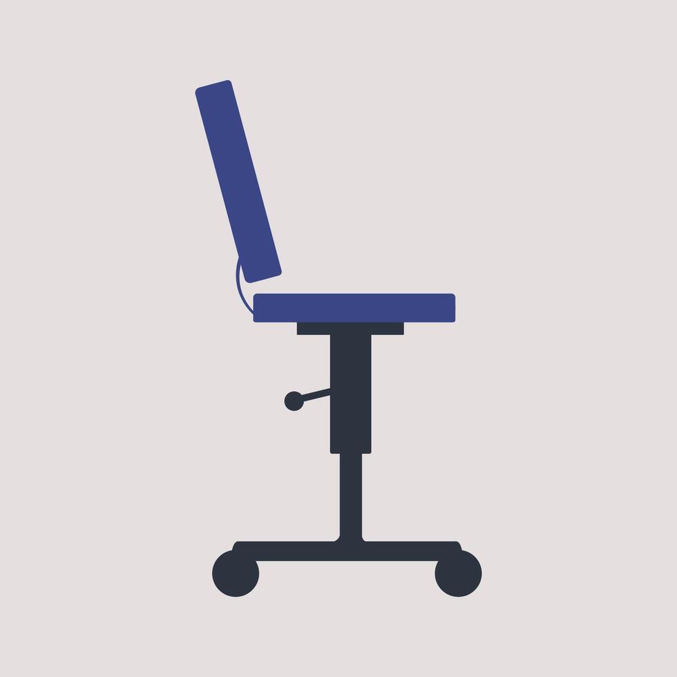 Vector image of the office chair icon