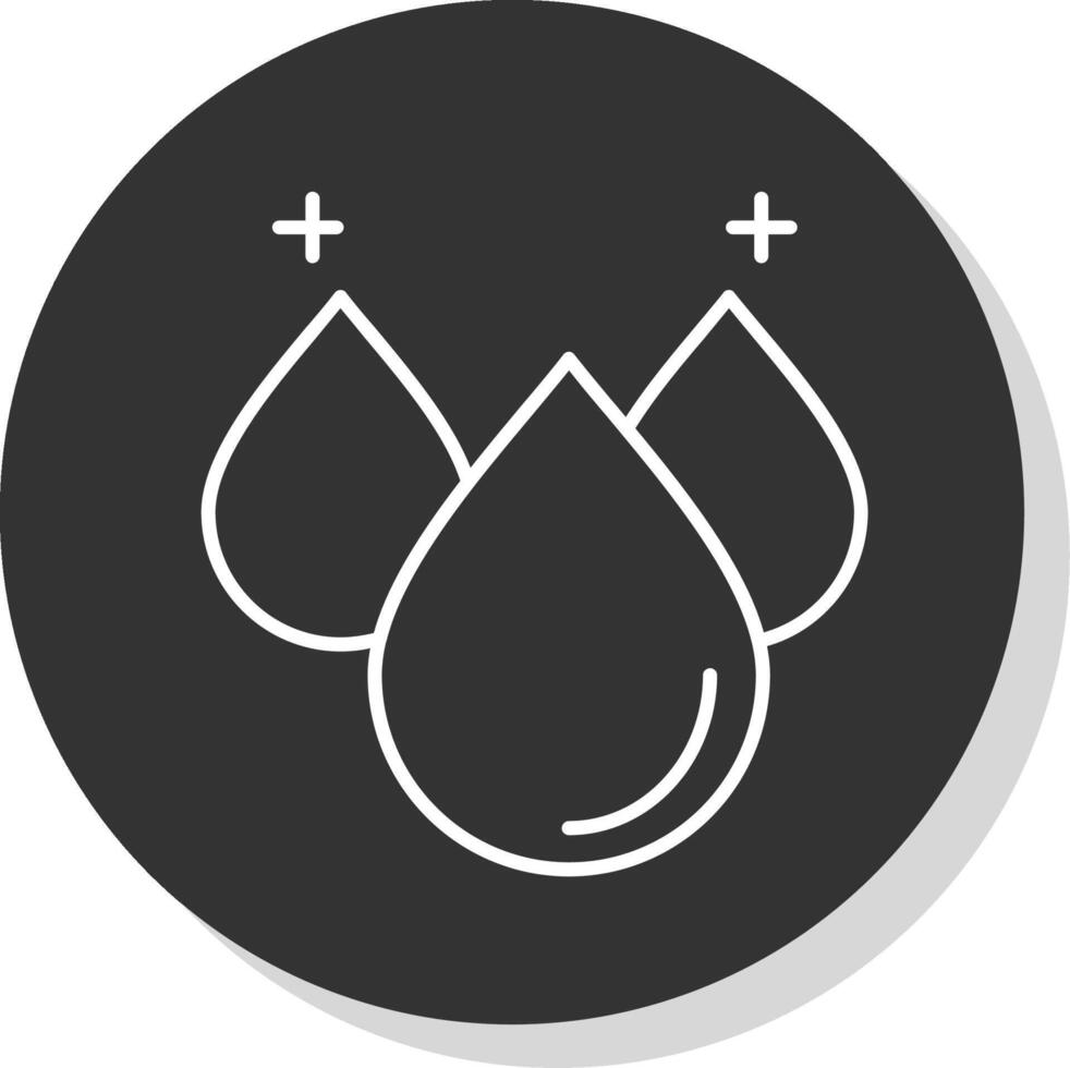 Blood Line Grey  Icon vector