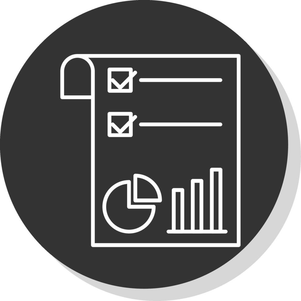 Market Trends Line Grey  Icon vector