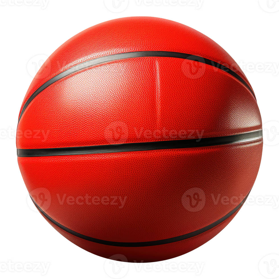 AI generated Basketball ball isolated on transparent background png
