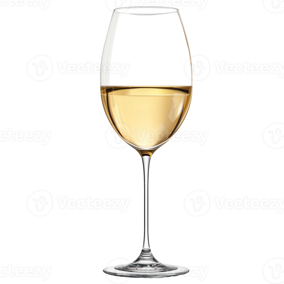 AI generated Glasses of wine isolated on transparent background png