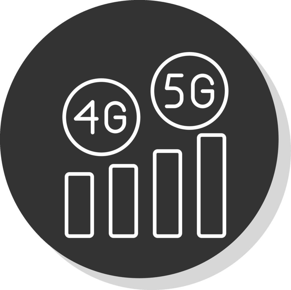 High Speed Line Grey  Icon vector