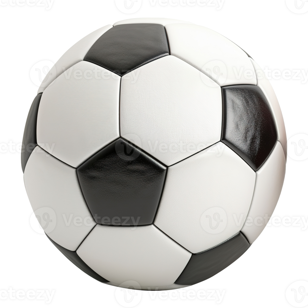 AI generated Soccer ball isolated on transparent background png