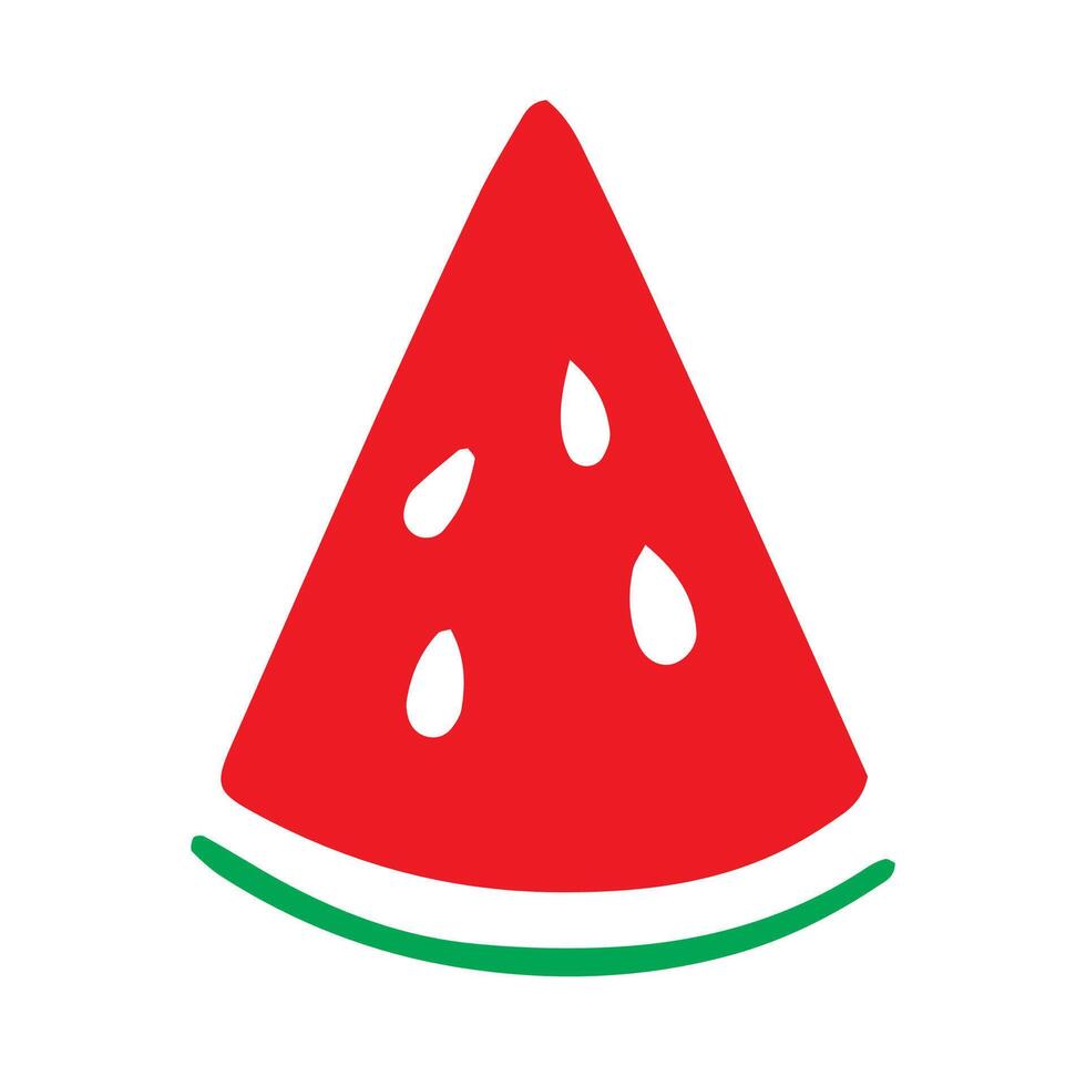 Watermelon Slice Icon vector