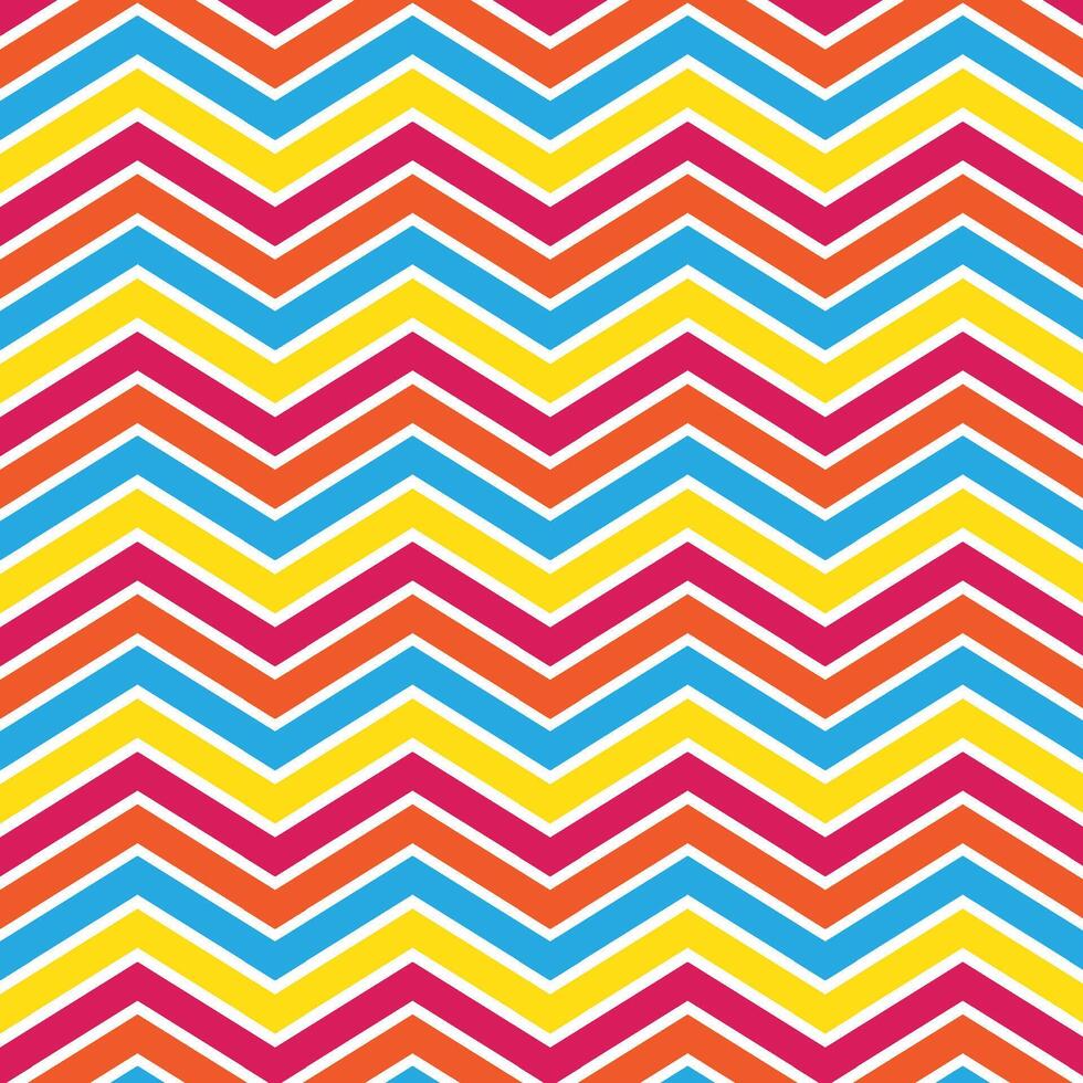 Rainbow Chevron Pattern Background vector