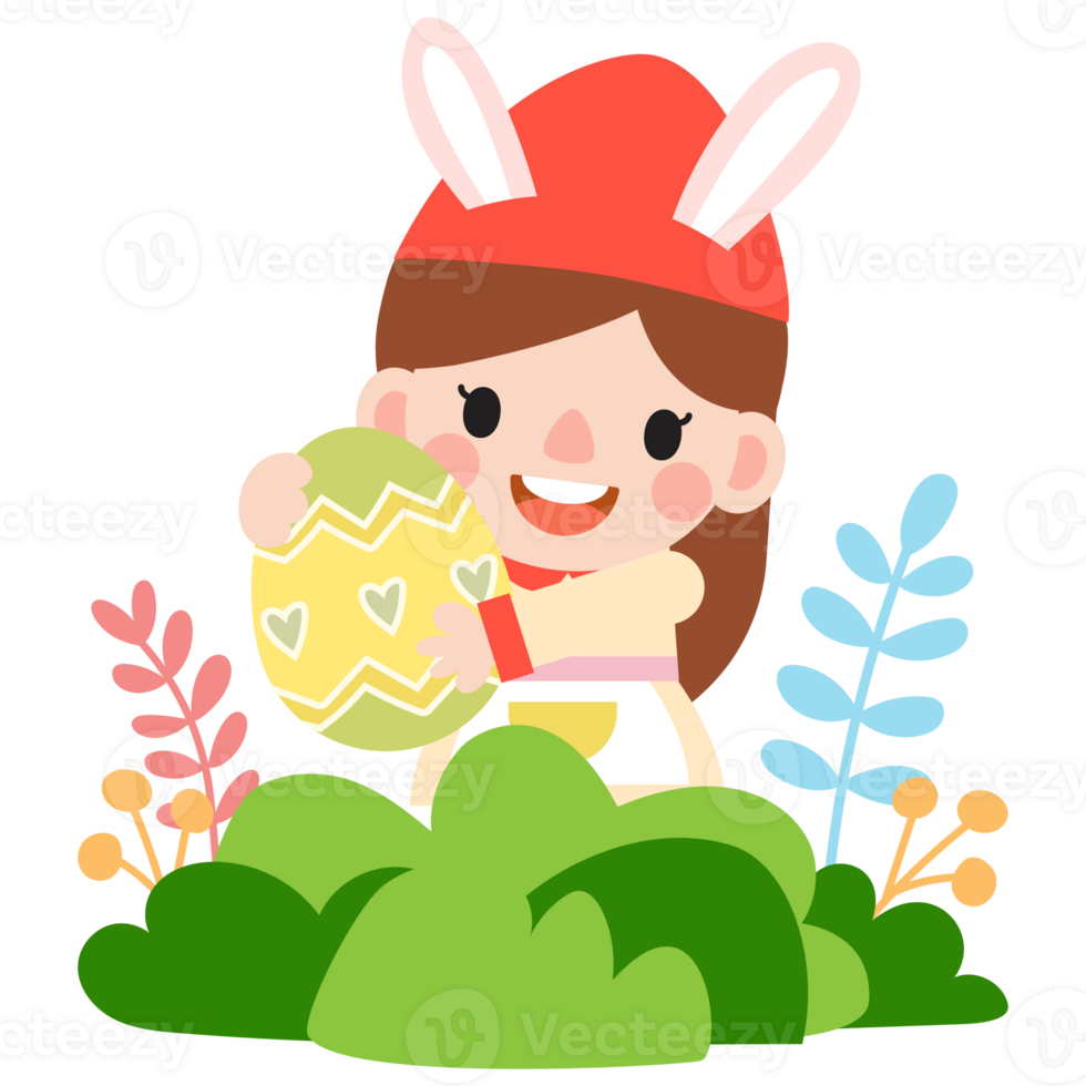 Happy Easter gnomes with bunny rabbit ears, Cute gnomes wearing bunny ears, Easter and spring, png