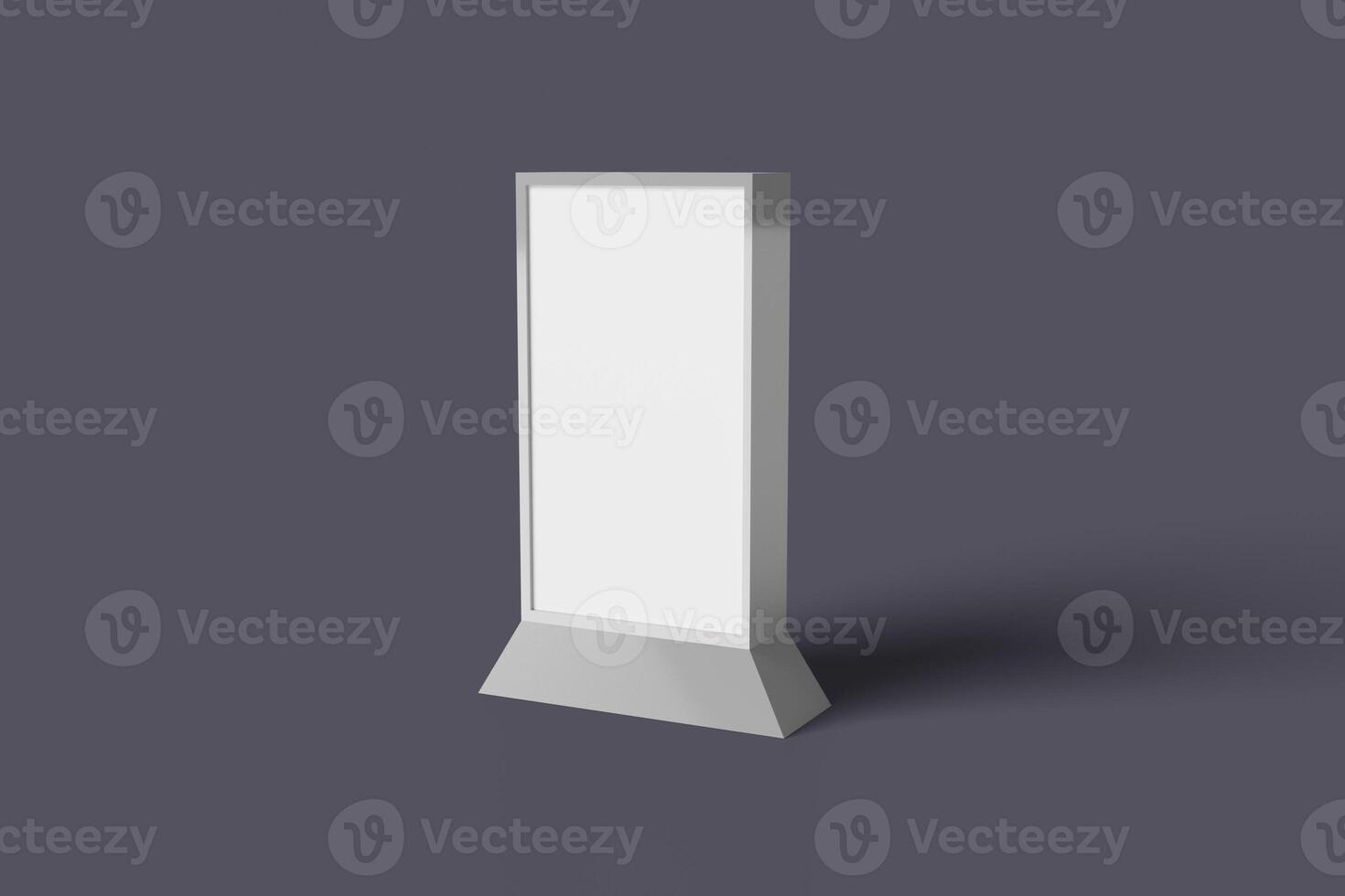 Modern LED Display Stand Banner Mockup photo