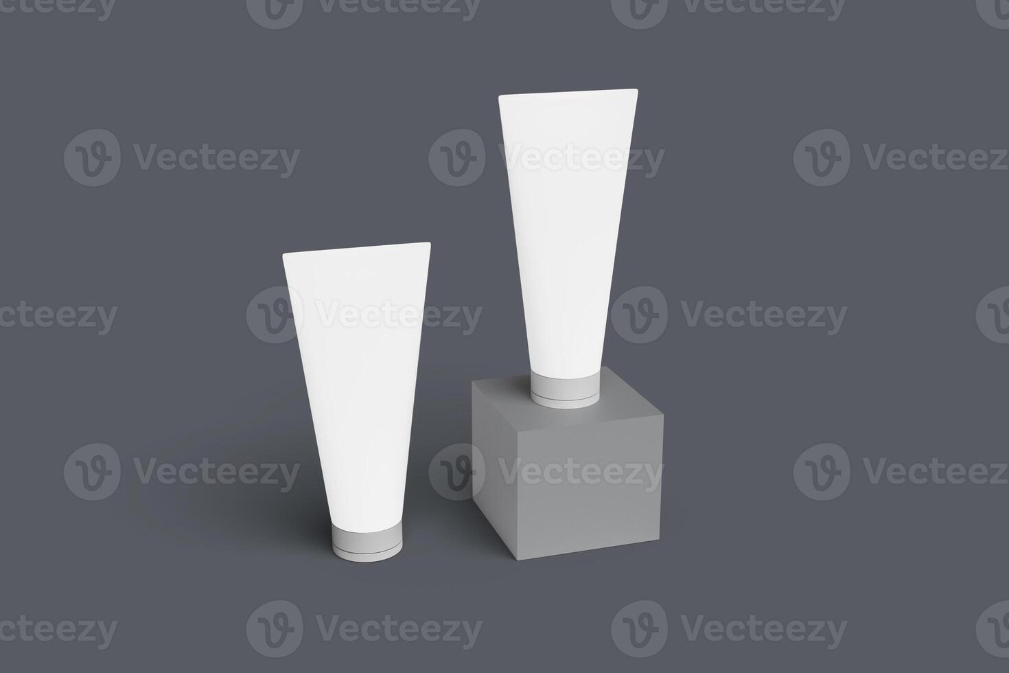 Cosmetic Product Mockup front view photo