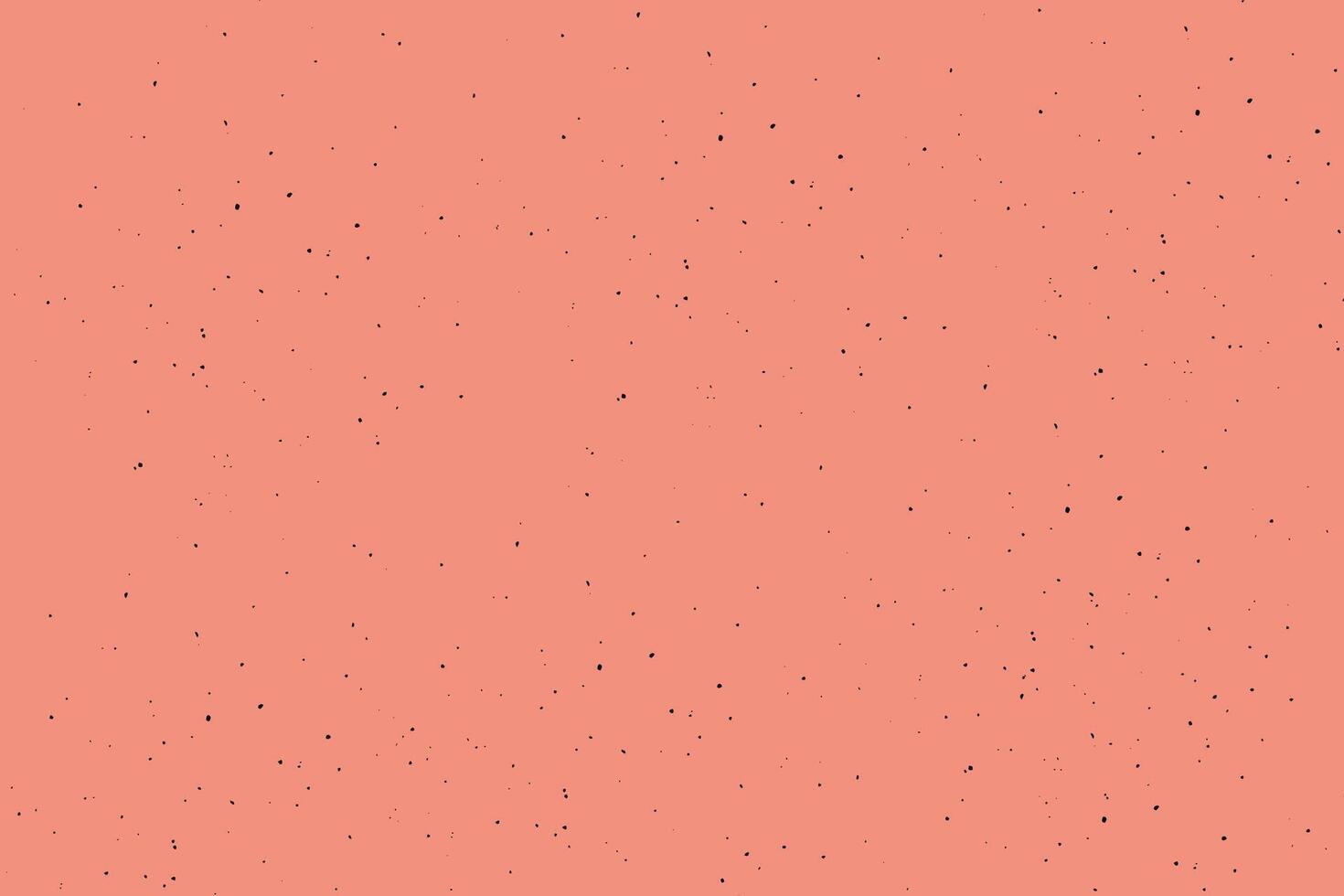 Pink background, with black dots blotches paint texture, paint splatter. Vector illustration